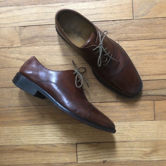 Cole Haan Other - ⬇️125 Cole Haan Brown Leather Cap Toe Oxfords 9